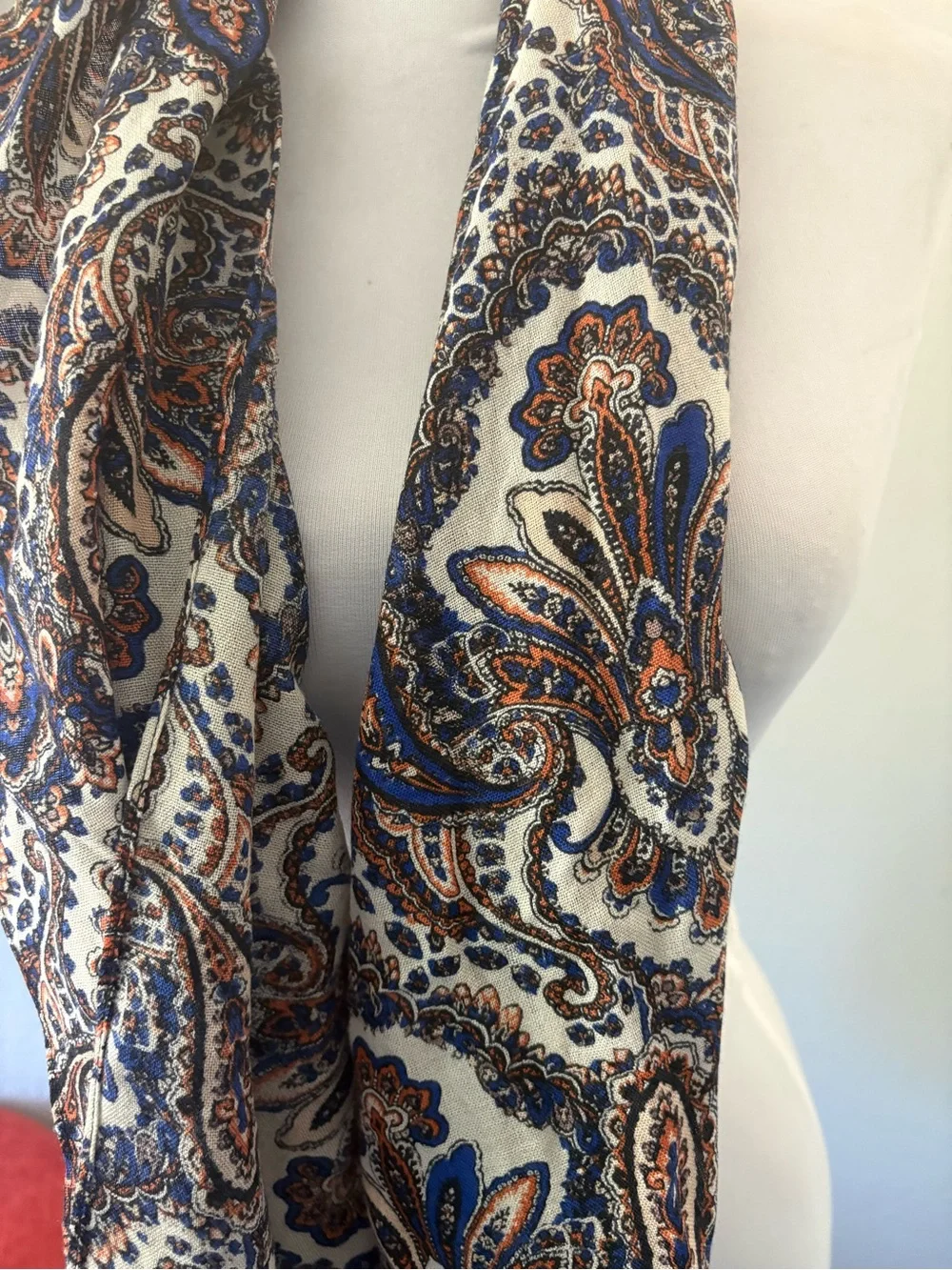 J Crew 💯 wool paisley Scarf
